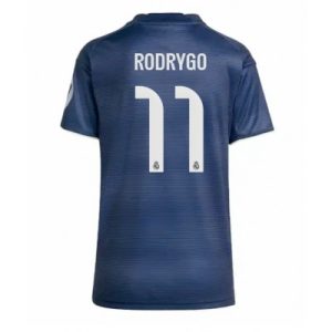 Real Madrid Dam Bortatröja 2025/26 Rodrygo Goes 11 Kortärmad Fotbollströja