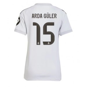 Real Madrid Dam Hemmatröja 2025/26 Arda Güler 15 Kortärmad Fotbollströja