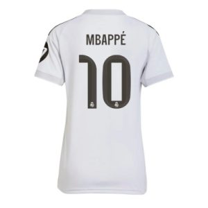 Real Madrid Dam Hemmatröja 2025/26 Kylian Mbappé 10 Kortärmad Fotbollströja