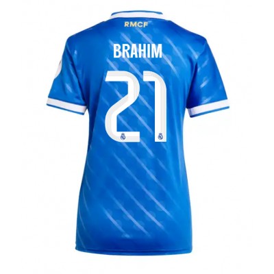 Real Madrid Dam Tredjetröja 2025/26 Brahim Díaz 21 Kortärmad Fotbollströja Real Madrid Dam Tredjetröja 2025/26 Brahim Díaz 21 Kortärmad Fotbollströja