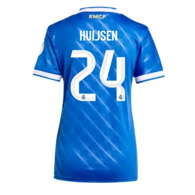 Real Madrid Dam Tredjetröja 2025/26 Dean Huijsen 24 Kortärmad Fotbollströja 1 Real Madrid Dam Tredjetröja 2025/26 Dean Huijsen 24 Kortärmad Fotbollströja