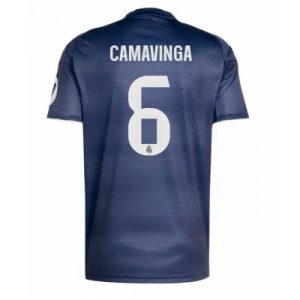 Real Madrid Herr Bortatröja 2025/26 Eduardo Camavinga 6 Kortärmad Fotbollströja