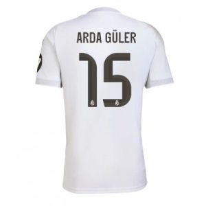 Real Madrid Herr Hemmatröja 2025/26 Arda Güler 15 Kortärmad Fotbollströja