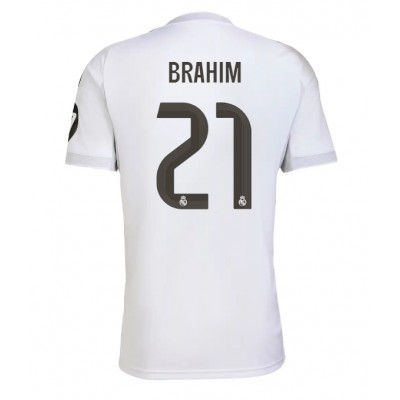 Real Madrid Herr Hemmatröja 2025/26 Brahim Díaz 21 Kortärmad Fotbollströja