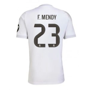 Real Madrid Herr Hemmatröja 2025/26 Ferland Mendy 23 Kortärmad Fotbollströja