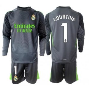Real Madrid Thibaut Courtois 1 Målvakt Tredjeställ Barn 2025/26 Långärmad (+ Shorts)