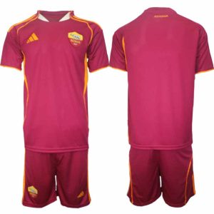 AS Roma Herr Hemmaställ 2025-26 Tröja + Shorts