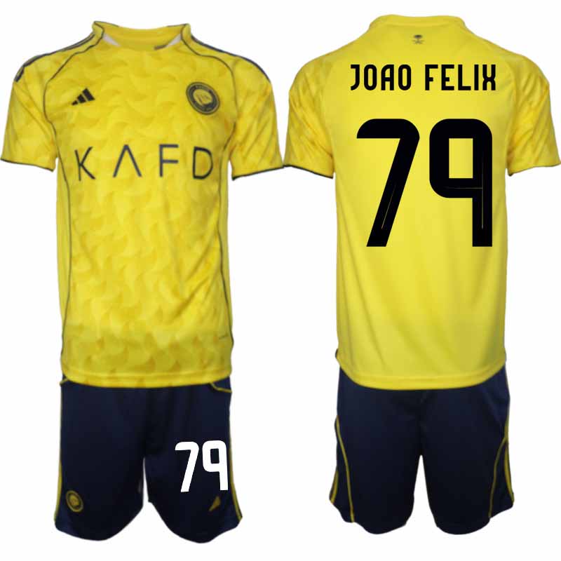 Al-Nassr João Félix #79 Herr Hemmaställ 2025-26 Tröja + Shorts 1 Al-Nassr João Félix #79 Herr Hemmaställ 2025-26 Tröja + Shorts