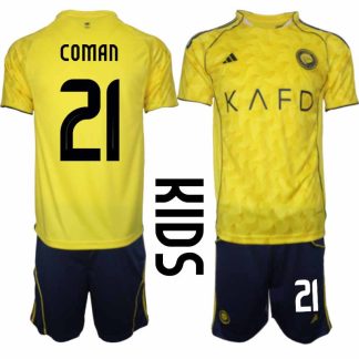 Al-Nassr Kingsley Coman #21 Barn Hemmaställ 2025-26 Tröja + Shorts