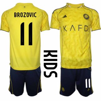 Al-Nassr Marcelo Brozović #11 Barn Hemmaställ 2025-26 Tröja + Shorts
