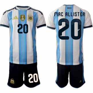 Argentina 2026 VM Hemmaställ Herr Alexis Mac Allister #20 Kortärmad Fotbollströja