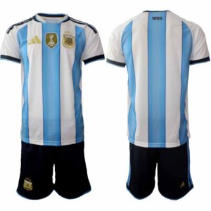 Argentina 2026 VM Hemmaställ Herr Kortärmad Fotbollströja