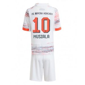 Bayern München 2025-26 Bortaställ Barn Jamal Musiala #10 Tröja + Shorts