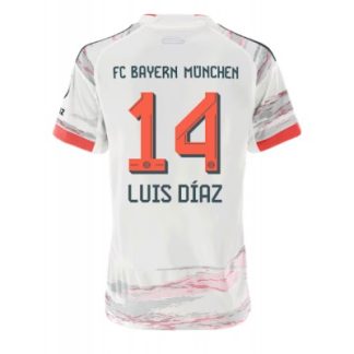 Bayern München 2025-26 Bortatröja Dam Luis Díaz #14 Kortärmad