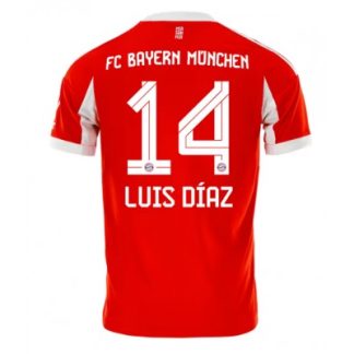 Bayern München 2025-26 Hemmatröja Herr Luis Díaz #14 Kortärmad