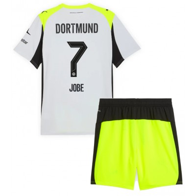 Borussia Dortmund Barn Bortaställ 2025/26 Jobe Bellingham 7 Tröja + Shorts 1 Borussia Dortmund Barn Bortaställ 2025/26 Jobe Bellingham 7 Tröja + Shorts
