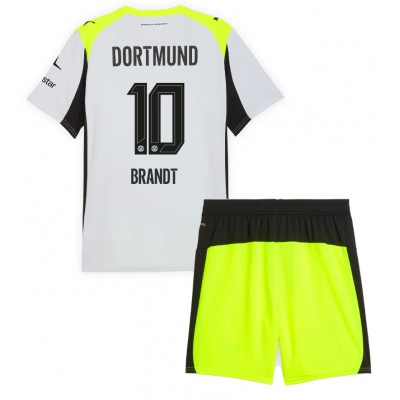Borussia Dortmund Barn Bortaställ 2025/26 Julian Brandt 10 Tröja + Shorts 1 Borussia Dortmund Barn Bortaställ 2025/26 Julian Brandt 10 Tröja + Shorts