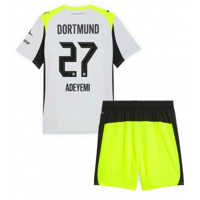 Borussia Dortmund Barn Bortaställ 2025/26 Karim Adeyemi 27 Tröja + Shorts 1 Borussia Dortmund Barn Bortaställ 2025/26 Karim Adeyemi 27 Tröja + Shorts