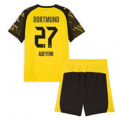 Borussia Dortmund Barn Hemmaställ 2025/26 Karim Adeyemi 27 Tröja + Shorts 1 Borussia Dortmund Barn Hemmaställ 2025/26 Karim Adeyemi 27 Tröja + Shorts