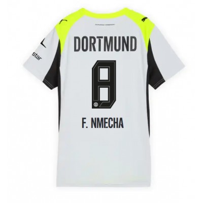 Borussia Dortmund Dam Bortatröja 2025/26 Felix Nmecha 8 Fotbollströja 1 Borussia Dortmund Dam Bortatröja 2025/26 Felix Nmecha 8 Fotbollströja