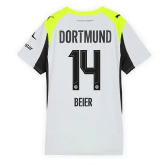 Borussia Dortmund Dam Bortatröja 2025/26 Maximilian Beier 14 Fotbollströja
