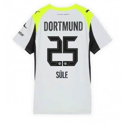Borussia Dortmund Dam Bortatröja 2025/26 Niklas Süle 25 Fotbollströja 1 Borussia Dortmund Dam Bortatröja 2025/26 Niklas Süle 25 Fotbollströja