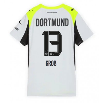 Borussia Dortmund Dam Bortatröja 2025/26 Pascal Gross 13 Fotbollströja 1 Borussia Dortmund Dam Bortatröja 2025/26 Pascal Gross 13 Fotbollströja