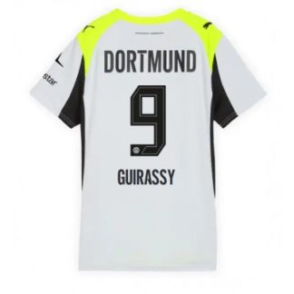Borussia Dortmund Dam Bortatröja 2025/26 Serhou Guirassy 9 Fotbollströja