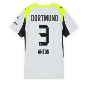 Borussia Dortmund Dam Bortatröja 2025/26 Waldemar Anton 3 Fotbollströja