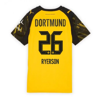Borussia Dortmund Dam Hemmatröja 2025/26 Julian Ryerson 26 Fotbollströja Borussia Dortmund Dam Hemmatröja 2025/26 Julian Ryerson 26 Fotbollströja