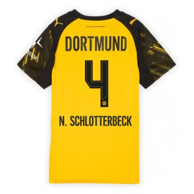 Borussia Dortmund Dam Hemmatröja 2025/26 Nico Schlotterbeck 4 Fotbollströja 1 Borussia Dortmund Dam Hemmatröja 2025/26 Nico Schlotterbeck 4 Fotbollströja