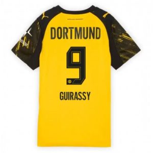 Borussia Dortmund Dam Hemmatröja 2025/26 Serhou Guirassy 9 Fotbollströja