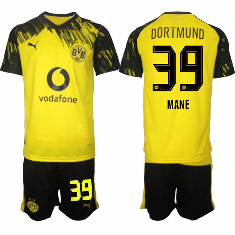 Borussia Dortmund Filippo Mané #39 Herr Hemmaställ 2025-26 Tröja + Shorts 1 Borussia Dortmund Filippo Mané #39 Herr Hemmaställ 2025-26 Tröja + Shorts