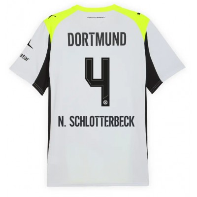 Borussia Dortmund Herr Bortatröja 2025/26 Nico Schlotterbeck 4 Fotbollströja 1 Borussia Dortmund Herr Bortatröja 2025/26 Nico Schlotterbeck 4 Fotbollströja