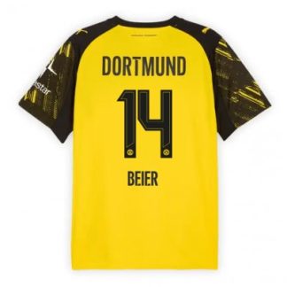 Borussia Dortmund Herr Hemmatröja 2025/26 Maximilian Beier 14 Fotbollströja