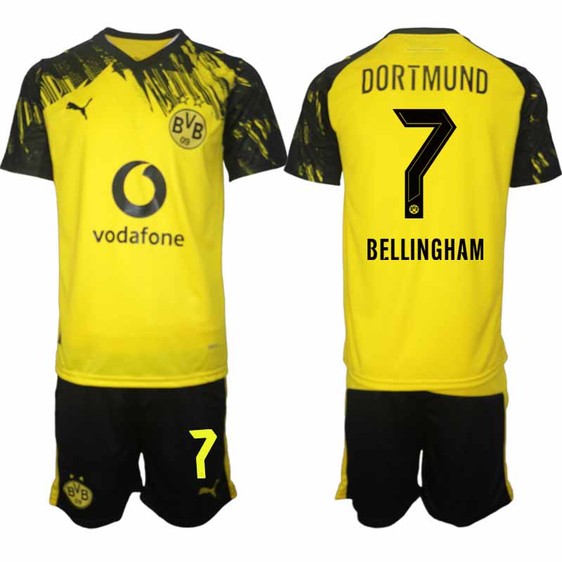 Borussia Dortmund Jobe Bellingham #7 Herr Hemmaställ 2025-26 Tröja + Shorts 1 Borussia Dortmund Jobe Bellingham #7 Herr Hemmaställ 2025-26 Tröja + Shorts