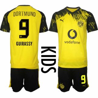 Borussia Dortmund Serhou Guirassy #9 Barn Hemmaställ 2025-26 Tröja + Shorts
