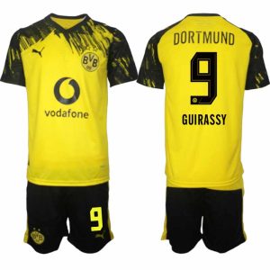 Borussia Dortmund Serhou Guirassy #9 Herr Hemmaställ 2025-26 Tröja + Shorts