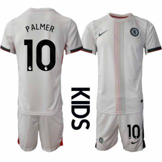 Chelsea Cole Palmer #10 Barn Bortaställ 2025-26 Tröja + Shorts