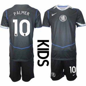 Chelsea Cole Palmer #10 Barn Tredjeställ 2025-26 Tröja + Shorts