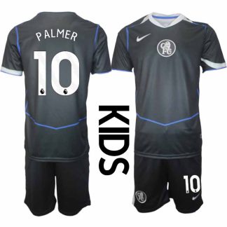 Chelsea Cole Palmer #10 Barn Tredjeställ 2025-26 Tröja + Shorts