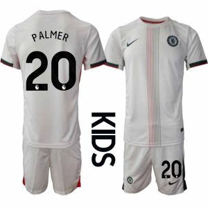 Chelsea Cole Palmer #20 Barn Bortaställ 2025-26 Tröja + Shorts