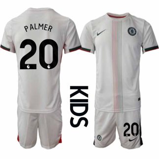 Chelsea Cole Palmer #20 Barn Bortaställ 2025-26 Tröja + Shorts
