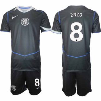 Chelsea Enzo Fernández #8 Herr Tredjeställ 2025-26 Tröja + Shorts
