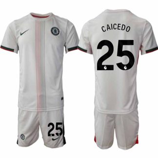 Chelsea Moisés Caicedo #25 Herr Bortaställ 2025-26 Tröja + Shorts