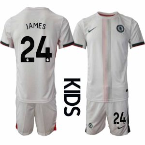 Chelsea Reece James #24 Barn Bortaställ 2025-26 Tröja + Shorts