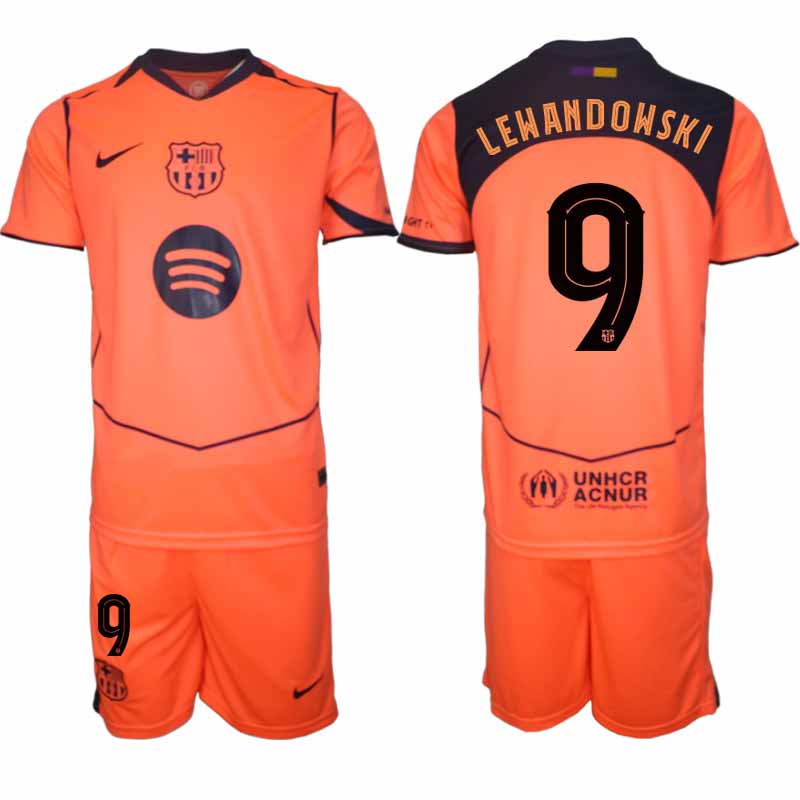 FC Barcelona Herr Tredjeställ Robert Lewandowski #9 UEFA Champions League 2025-26 Tröja + Shorts 1 FC Barcelona Herr Tredjeställ Robert Lewandowski #9 UEFA Champions League 2025-26 Tröja + Shorts