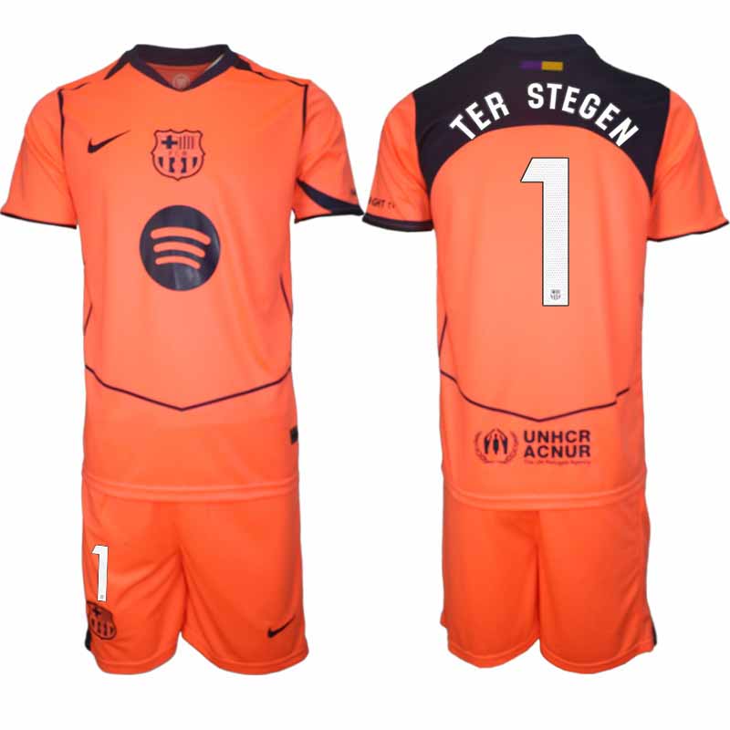 FC Barcelona Marc-André ter Stegen #1 Herr Tredjeställ 2025-26 Tröja + Shorts FC Barcelona Marc-André ter Stegen #1 Herr Tredjeställ 2025-26 Tröja + Shorts