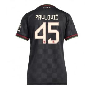 FC Bayern München Aleksandar Pavlović #45 Dam Tredjetröja 2025–26 Kortärmad