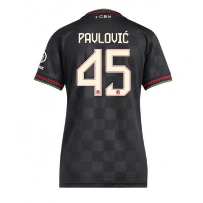 FC Bayern München Aleksandar Pavlović #45 Dam Tredjetröja 2025–26 Kortärmad 1 FC Bayern München Aleksandar Pavlović #45 Dam Tredjetröja 2025–26 Kortärmad
